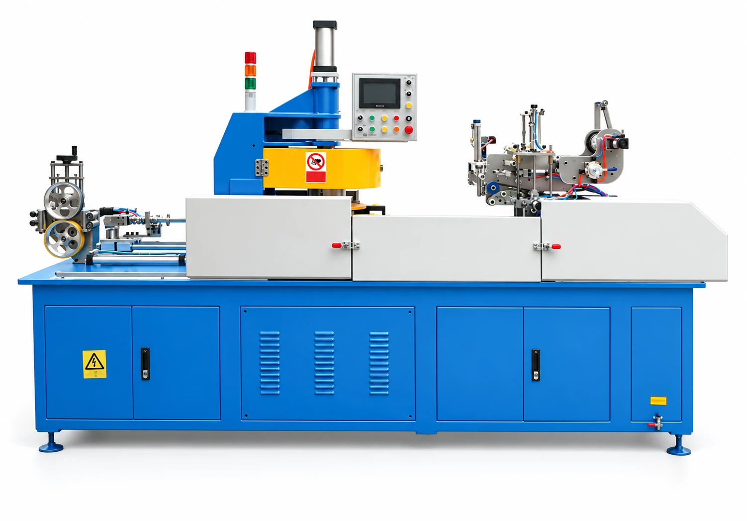 3D visualization: Automatic PLC coiling and wrapping machine