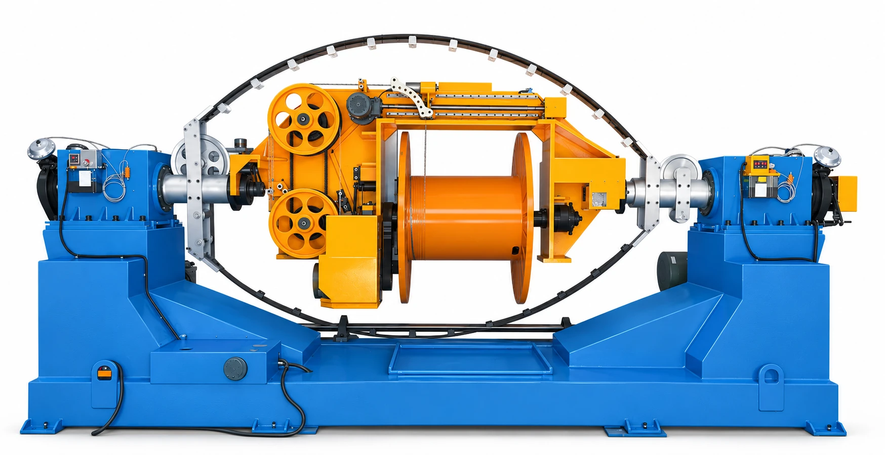 3D render of PINYANG arch-type stranding equipment