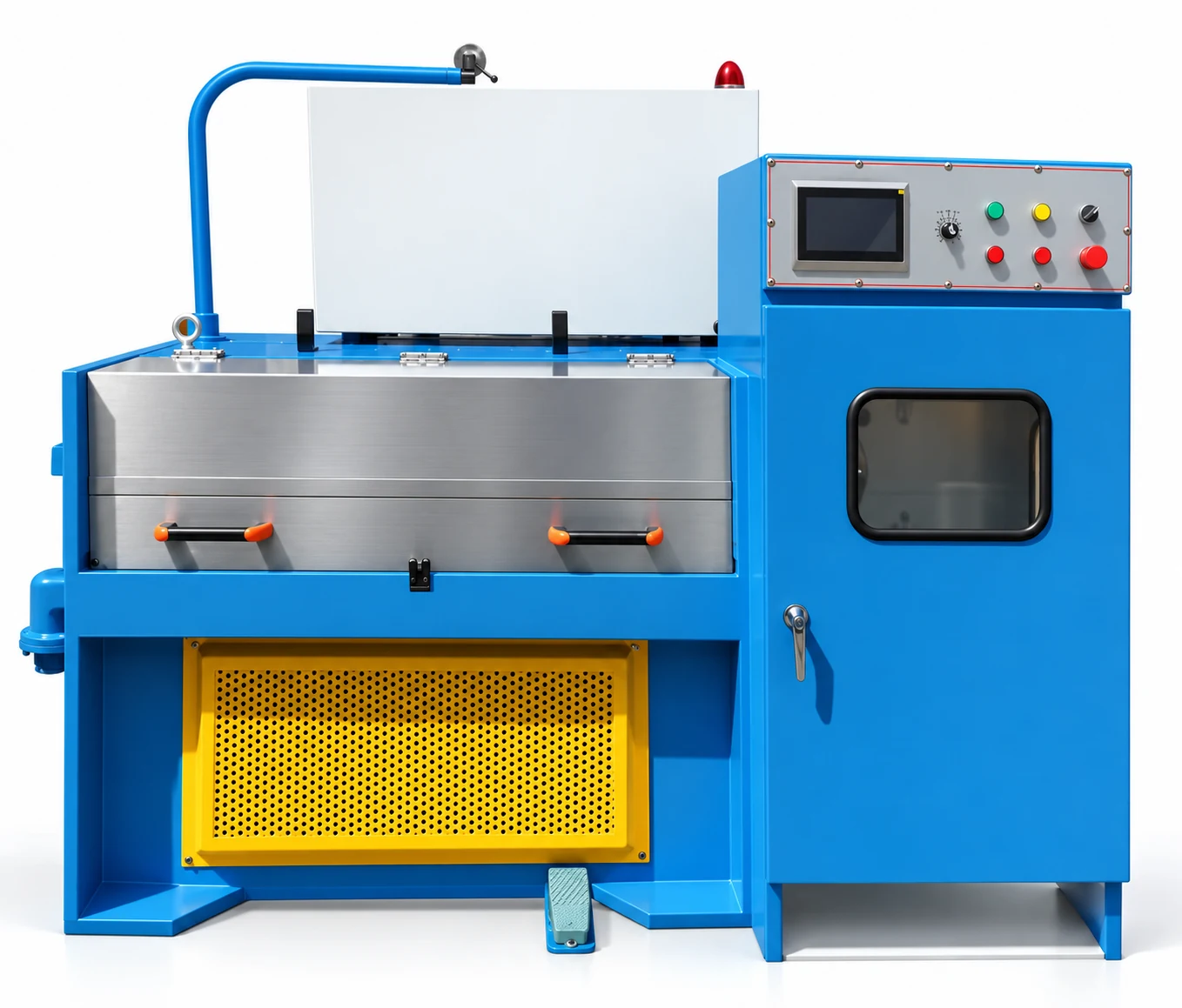3D render of a PINYANG fine-wire drawing machine